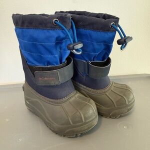 Columbia Toddler' Navy and Black Snow Boots